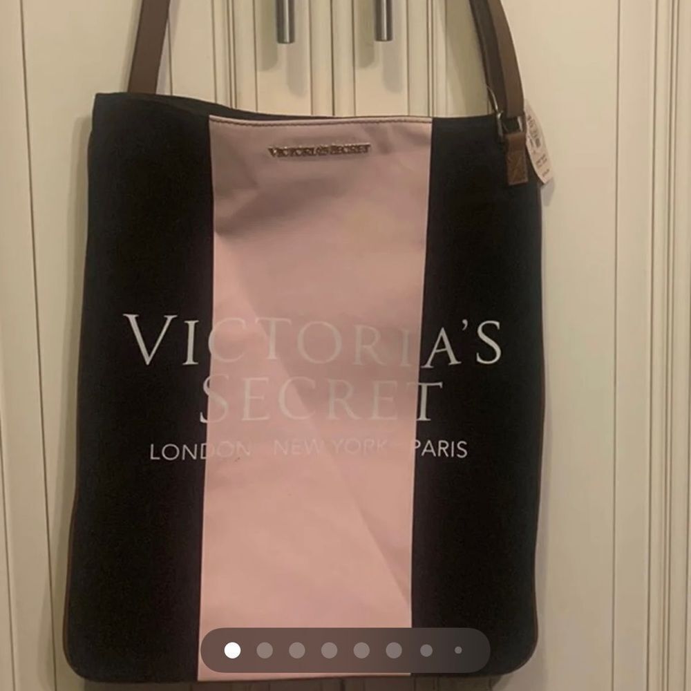 Victoria’s Secret London New York Paris Purse. Has adjustable shoulder strap